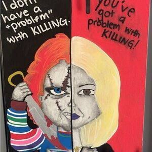 Tiffany & Chucky Painting